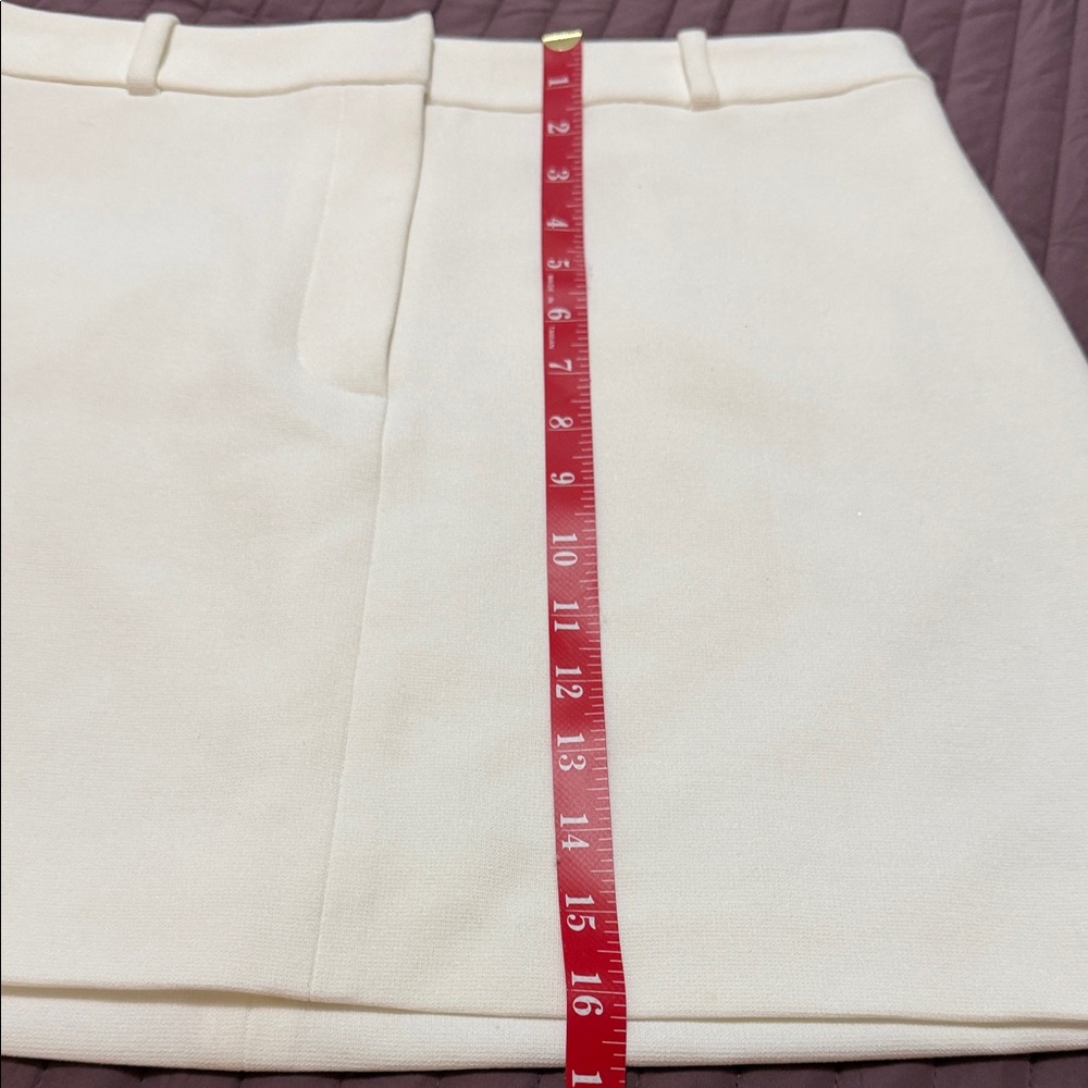 Veronica Beard Elegant White Mini Skirt - Picture 7 of 9